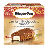 Haagen-Dazs  vanilla milk chocolate almond ice cream bars, 3 bars Full-Size Picture